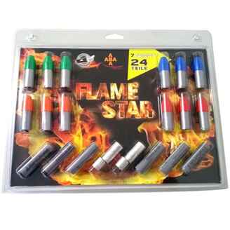 Effektset 15mm Flame Star 24tlg, ABA