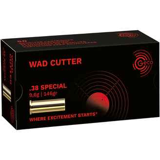 .38 Special Blei Wadcutter 9,59g/148grs., Geco